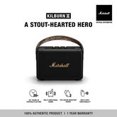 Marshall Kilburn II Portable Wireless Bluetooth Outdoor Speaker