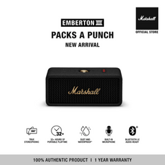 Marshall Emberton III Portable Wireless Bluetooth Speaker