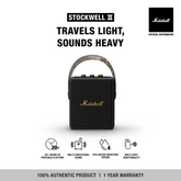 Marshall Stockwell II Portable Wireless Bluetooth Outdoor Speaker