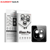 GADGET MAX--GLASS PRO LENS PROTECTOR (ORIGINAL / METAL FRAME ) IPHONE 15 6.1" / IPHONE 15 PLUS 6.7" (2PCS)
