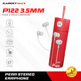 Gadget Max P122 หูฟังสเตอริโอแบบมีสายขนาด 3.5 มม.